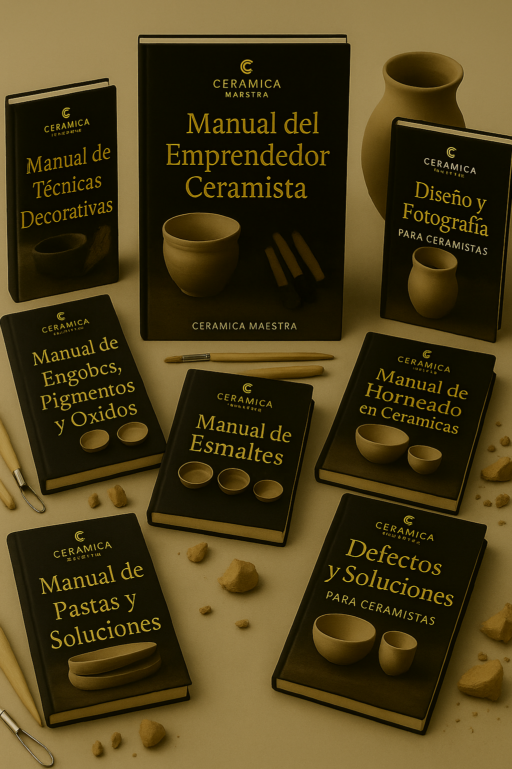 Manual del Emprendedor Ceramista + 7 Bonus de Regalo